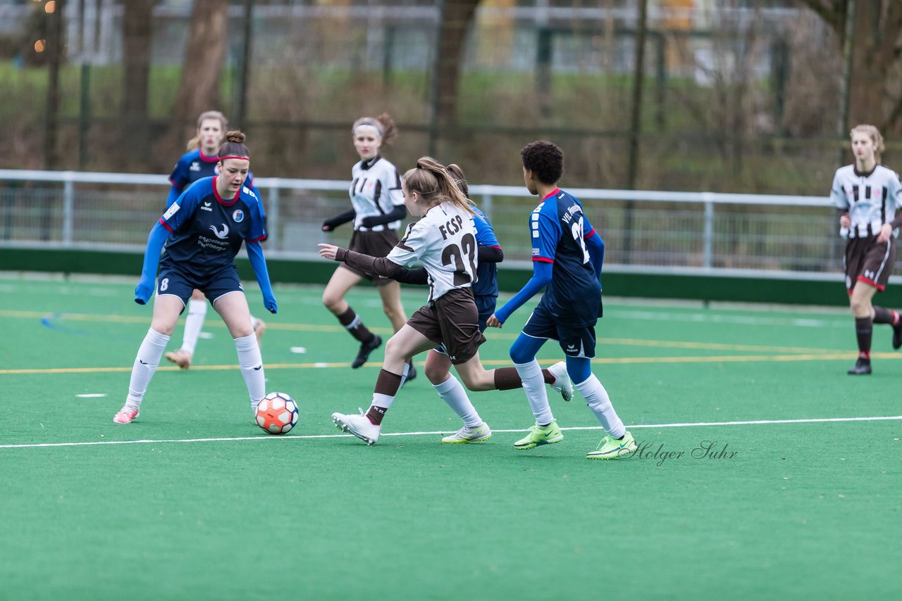 Bild 244 - wBJ VfL Pinneberg - St. Pauli : Ergebnis: 7:0 (Abbruch)